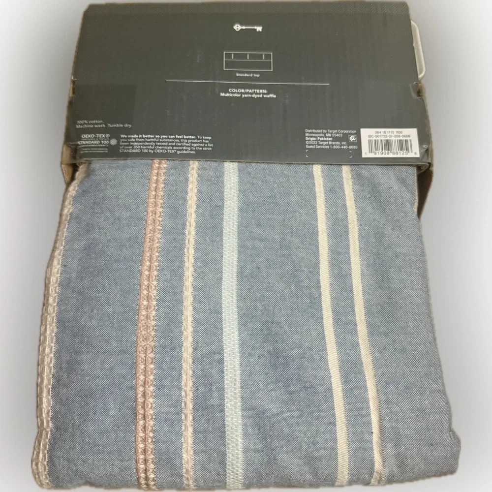 Threshold Cotton Waffle Shower Curtain